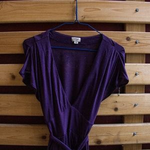 Aritzia wilfred purple dress small